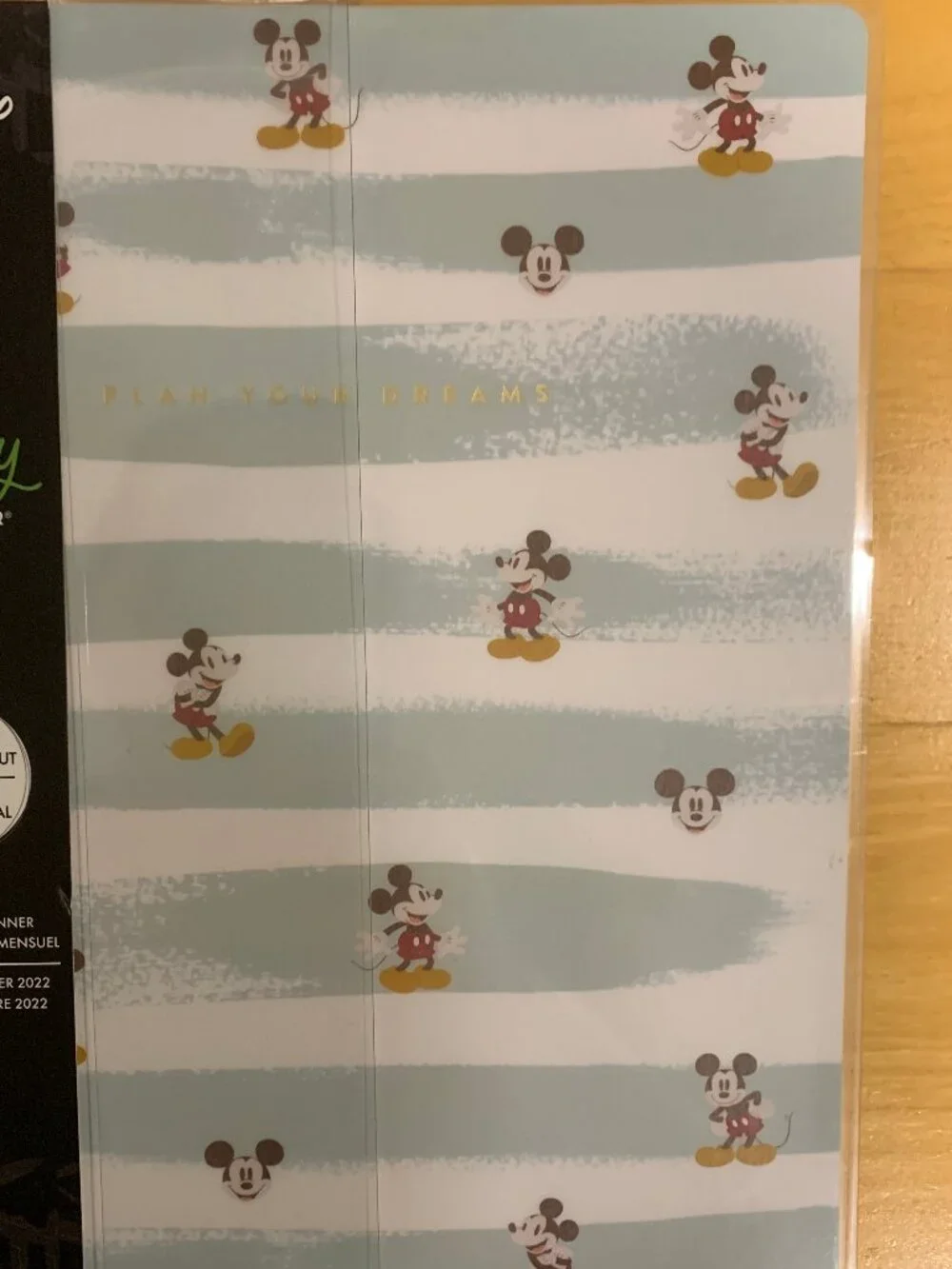 NEW Disney Happy Planner Mickey Plan Your Journey 12 Month Dated Planner